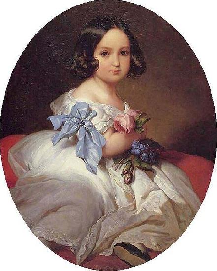 Franz Xaver Winterhalter Princess Charlotte of Belgium Germany oil painting art